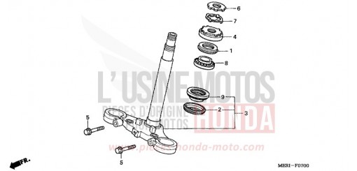 STEERING STEM CBF600N5 de 2005